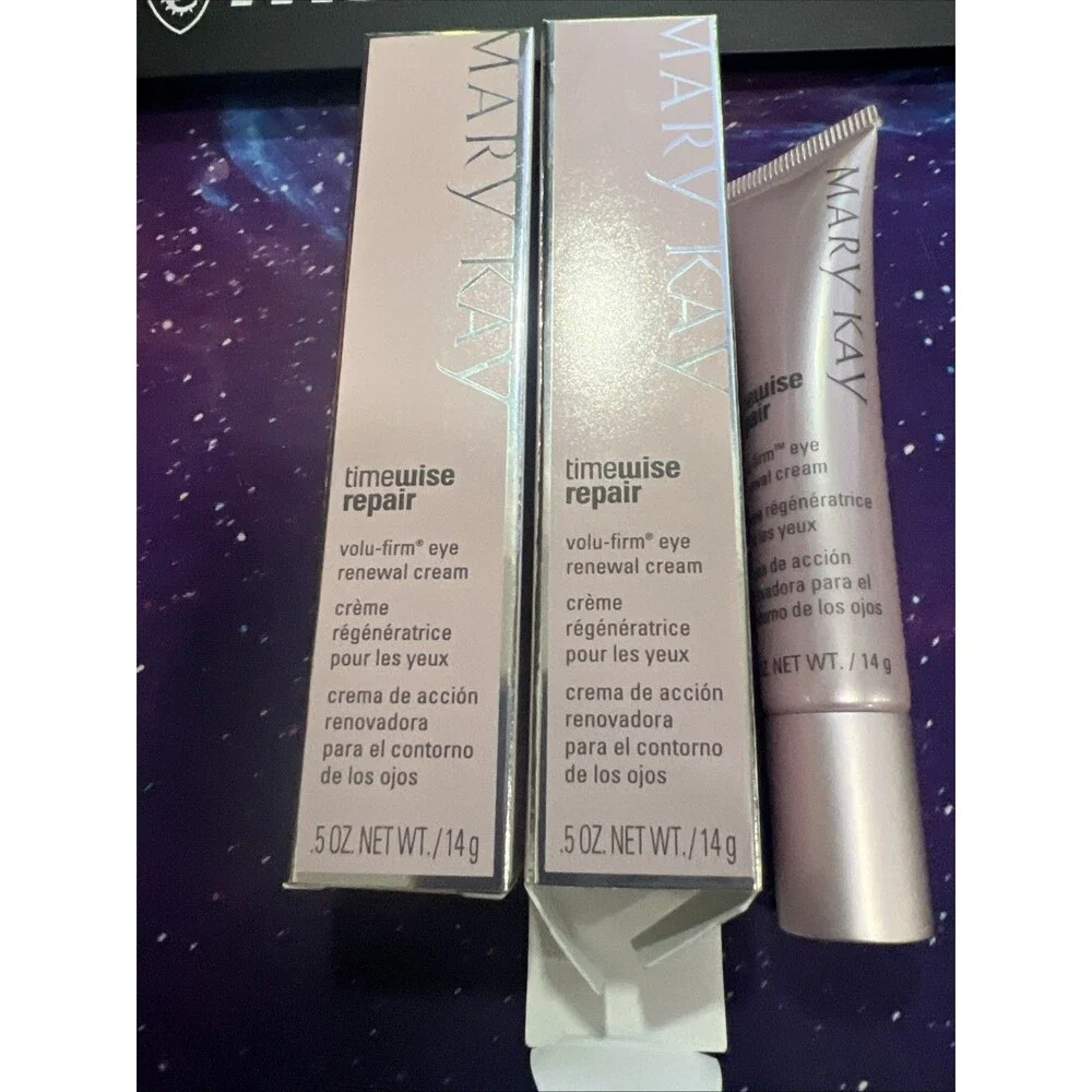 Lot of 2 Mary Kay TimeWise Repair Volu-Firm Eye Renewal Cream 047376
